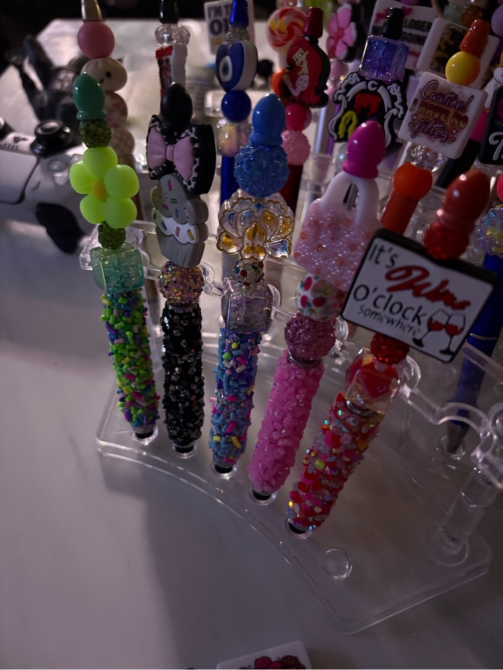 Fun Quote Pens with Colorful Charms - Picture 3 of 16